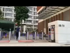 Οπτική περιστροφική πύλη εμποδίων ταλάντευσης μετάλλων AC220V/110V εξουσιοδότηση 1 έτους